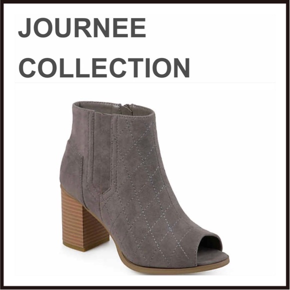 Journee Collection Henley Bootie Gray - Picture 1 of 8